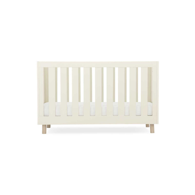 CuddleCo Harper Cot Bed Cream Ash Finish - British product