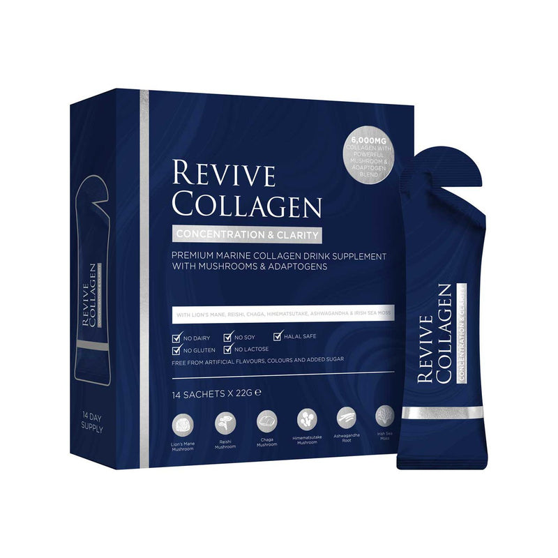 Revive collagen blend with mushrooms and adaptogens 22g (British brand)