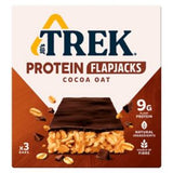 TREK Flapjacks au cacao et à l'avoine, lot de 3 x 50 g