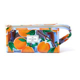 The Flat Lay Co. Jelly Flat Lay Makeup Box Bag Mediterranean Orange Makeup Bag