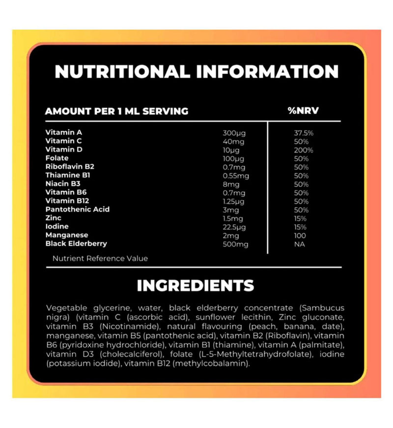 Tonic Health baby multivitamin drops 6 to 36 months 30ml (British brand)
