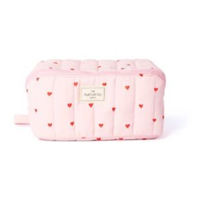 Die Flat Lay Co. Marshmallow Flat Lay Kosmetiktasche, Sweet Pink Hearts