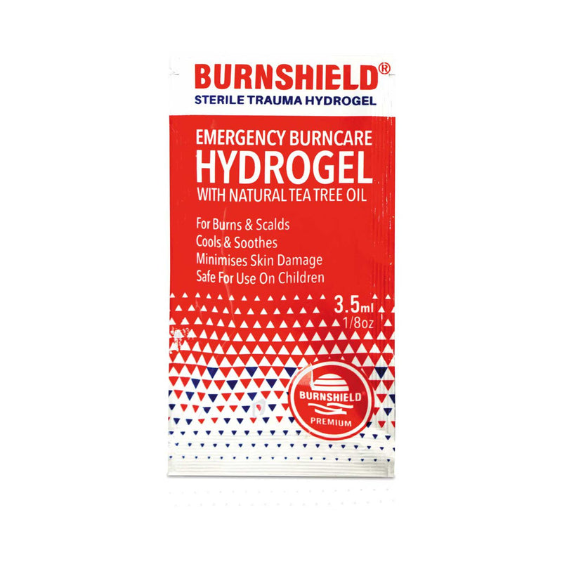 Burnshield burn relief hydrogel sachet 3.5g - British product