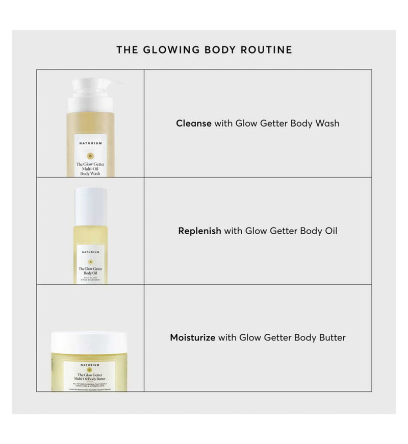 Naturium Glow Getter Multi-Oil Body Butter 232ml, imported from the UK