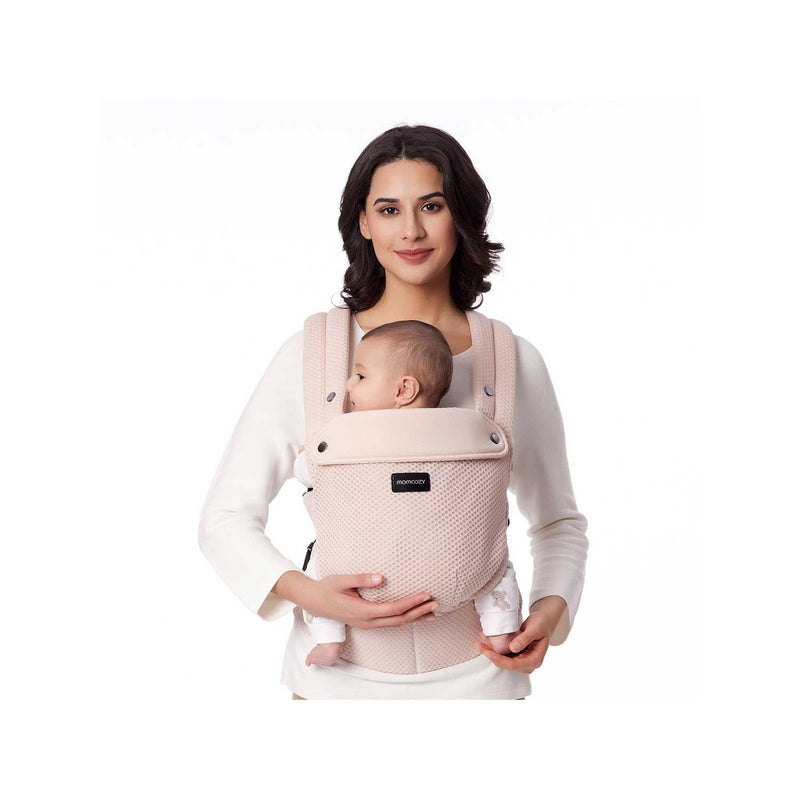 Momcozy Baby Carrier Air Mesh Pink 3M+, imported from the UK