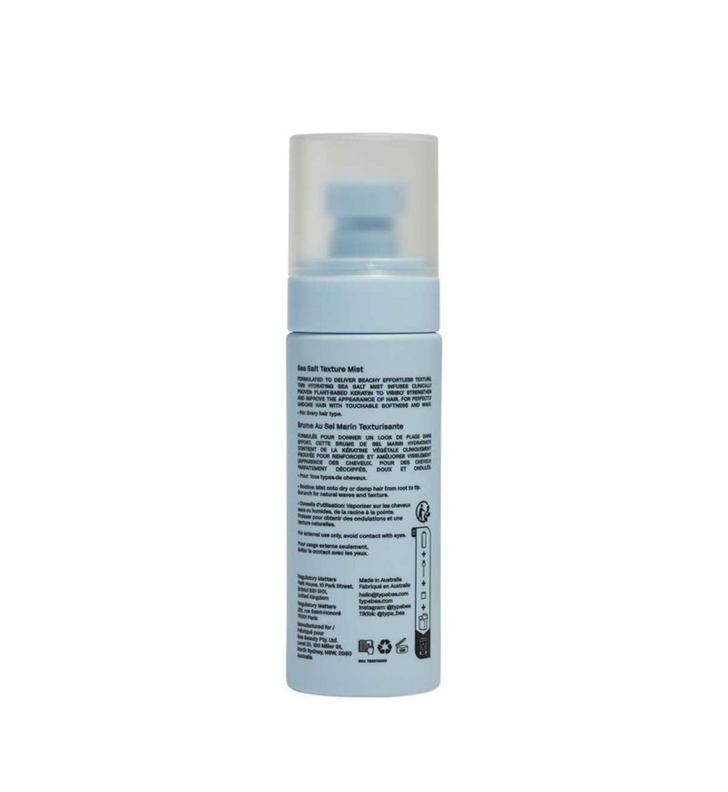 Typebea S2 Sea Salt Texture Mist 100ml (British brand)