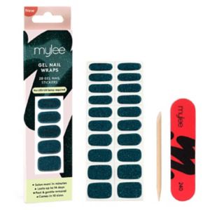مجموعة Mylee Gel Nail Wraps Bauble Manicure Kit 20 قطعة