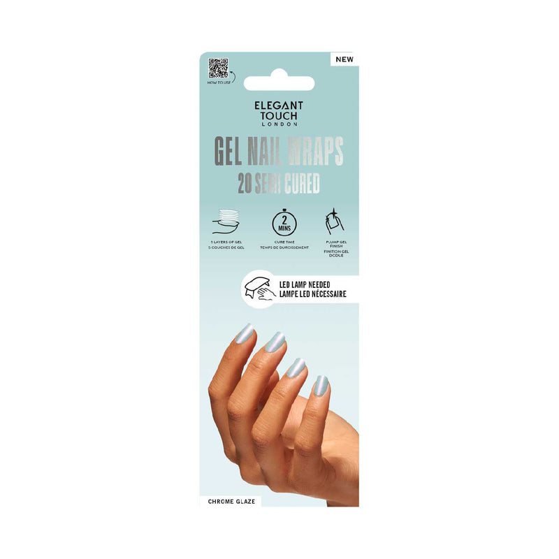 Elegant Touch semi cured gel nail wraps Siren 20s, UK version