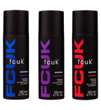 FCUK Urban Vintage Sport body spray trio 200ml (British brand)