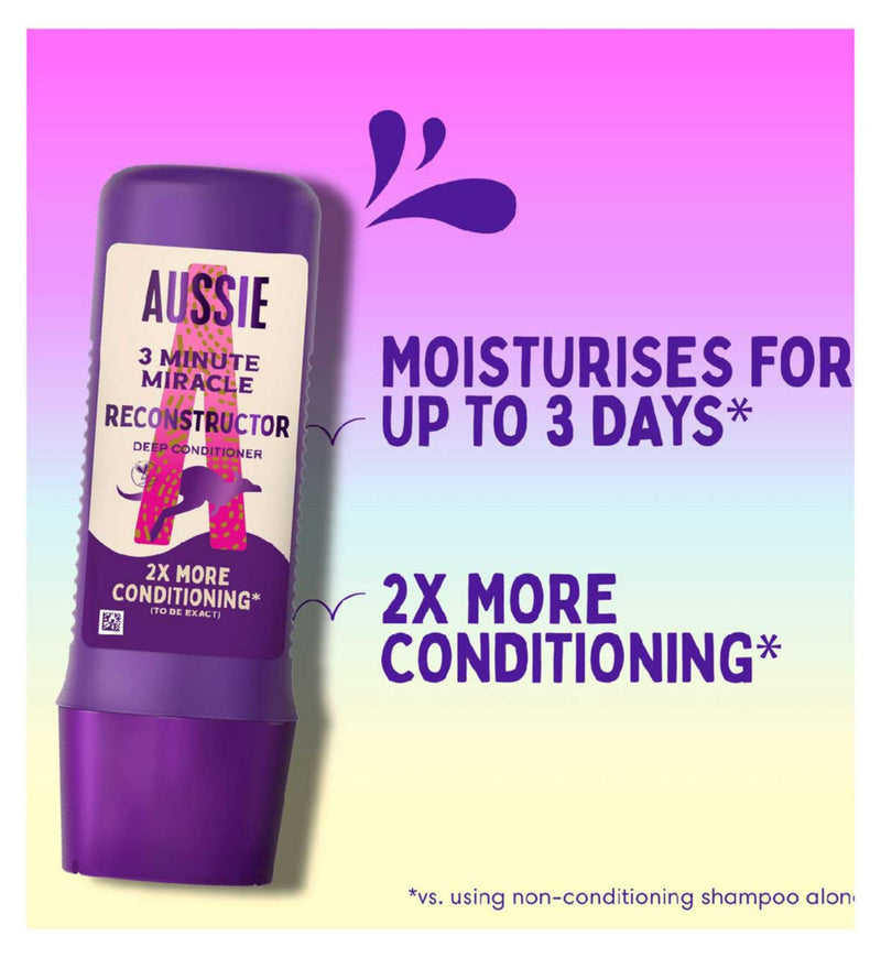 Aussie 3 Minute Miracle Deep Conditioner For Dry Hair 250ml - British product