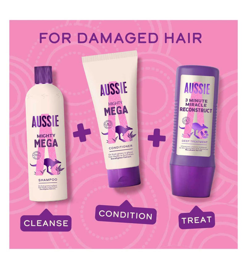 Aussie 3 Minute Miracle Deep Conditioner For Dry Hair 250ml - British product