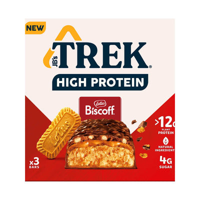 Boots Trek High Protein Biscoff Bars Multipack 3 x 44g- Buy online at McGrocer