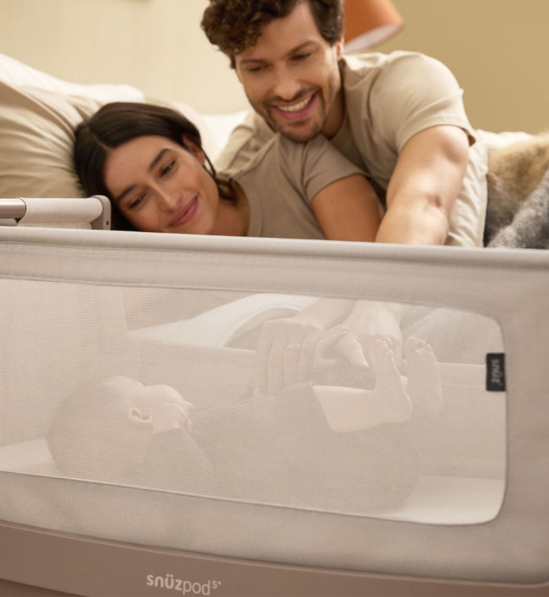 Snuz Pod 5 Bedside Crib Mocha For Babies (British brand)