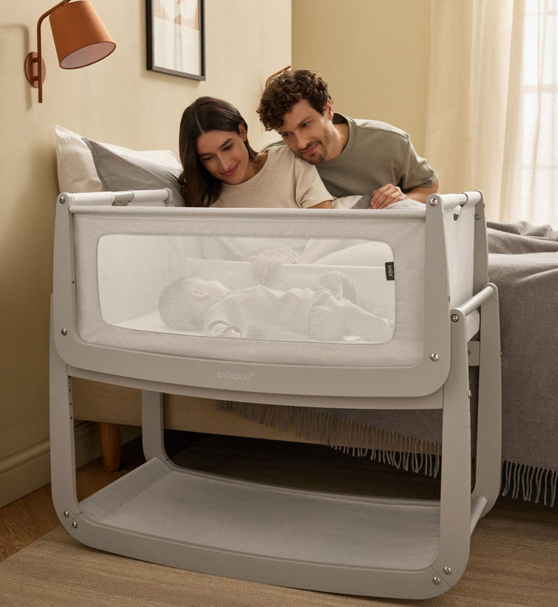 Snuz SnuzPod 5 Bedside Crib Pebble (British brand)