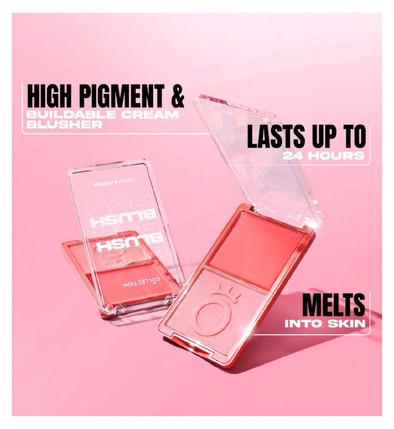 Collection Duo Blush Cream and Powder Shade Seeing Double 8g - British product