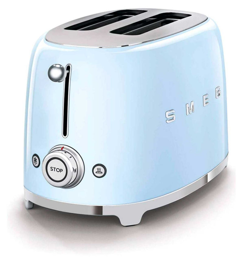 Smeg Classic 2 Slice Toaster Pastel Blue (British brand)