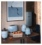 Smeg Classic 2 Slice Toaster Pastel Blue (British brand)