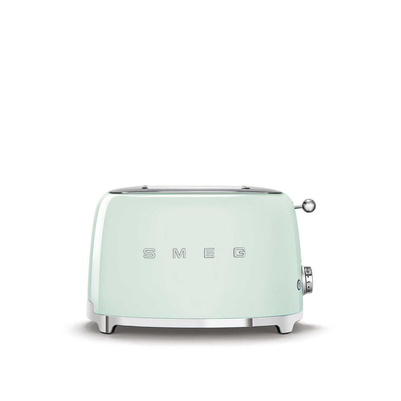 Smeg 2 Slice Toaster Pastel Green Compact (British brand)