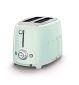 Smeg 2 Slice Toaster Pastel Green Compact (British brand)