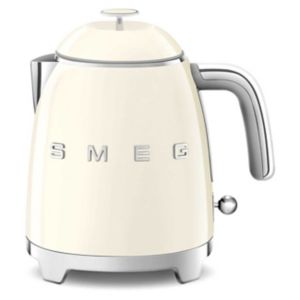 Smeg 50's Style Mini Kettle cream colour, imported from the UK