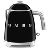 Smeg Mini-Wasserkocher im 50er-Jahre-Stil, schwarz, elektrisch, 0.8 Liter