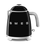Smeg black stainless steel mini kettle 0.8 litres (British brand)