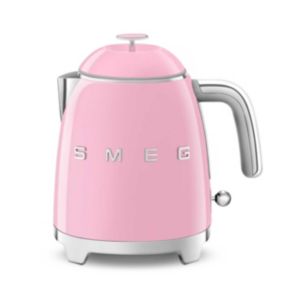 Smeg 50s Style Mini Kettle Pink Electric 0.8 Litre
