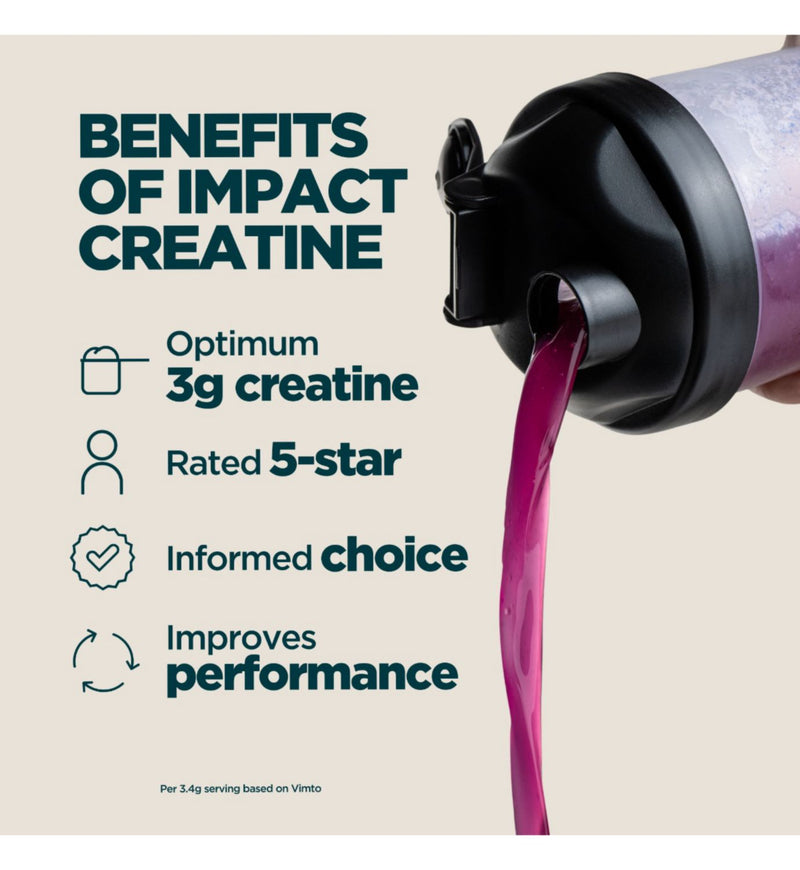 Myprotein creatine supplement Vimto 30 Servings, imported from the UK