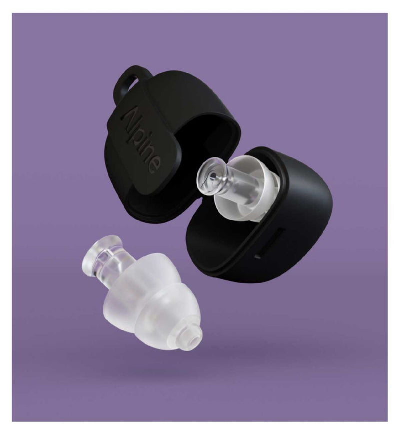 Alpine Partyplug transparent earplugs 1 pair - British product