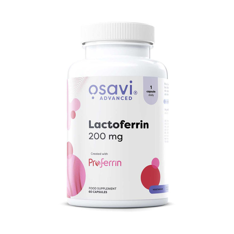 Osavi lactoferrin supplement 200mg capsules 60 servings - British product