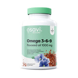 Osavi Omega 3-6-9 Flaxseed Oil 1000mg Softgels 120 count (British brand)