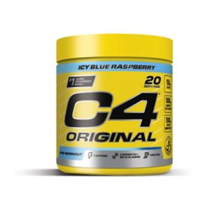 C4 Original pre-workout powder Blue Raspberry 20 Serve 132g - British product