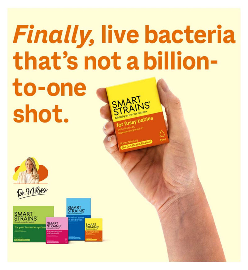 SMART STRAINS Baby Probiotic Drops Immune Digestive 8ml - British product