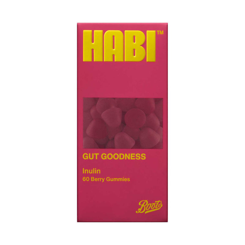HABI inulin gummies berry flavour 60s - British product