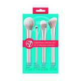 W7 Essentials 4 Piece Makeup Brush Set (British brand)