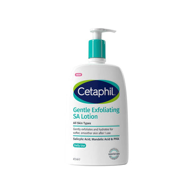 Boots Cetaphil Gentle Exfoliating Salicylic Acid Lotion Face and Body Moisturiser 473ml- Buy online at McGrocer