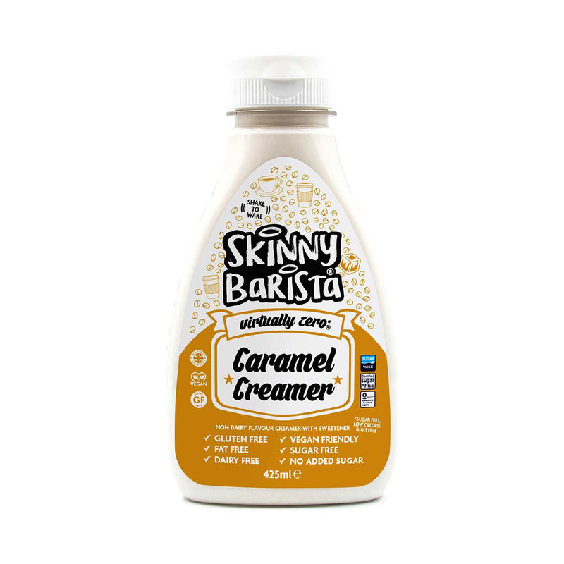 Skinny Food Co caramel coffee creamer 425ml, imported from the UK