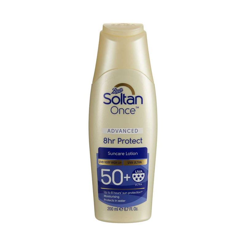Soltan Once Advanced sun protection lotion SPF50+ 200ml - British product