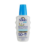 Soltan kids sensitive sun spray SPF50 200ml, imported from the UK