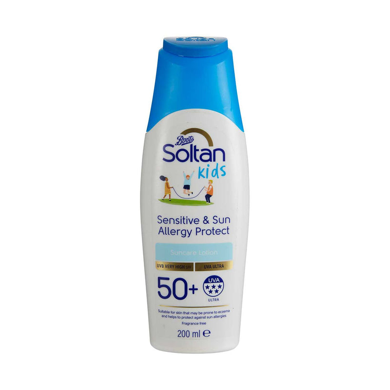 Soltan Kids Sensitive Sun Protection Lotion 200ml (British brand)