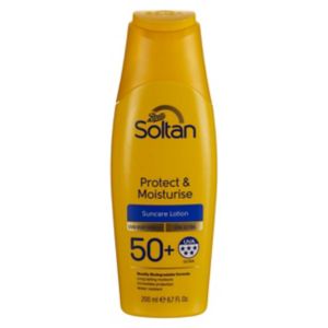 Soltan Sonnenschutzlotion LSF 50+ 200ml (britische Marke)