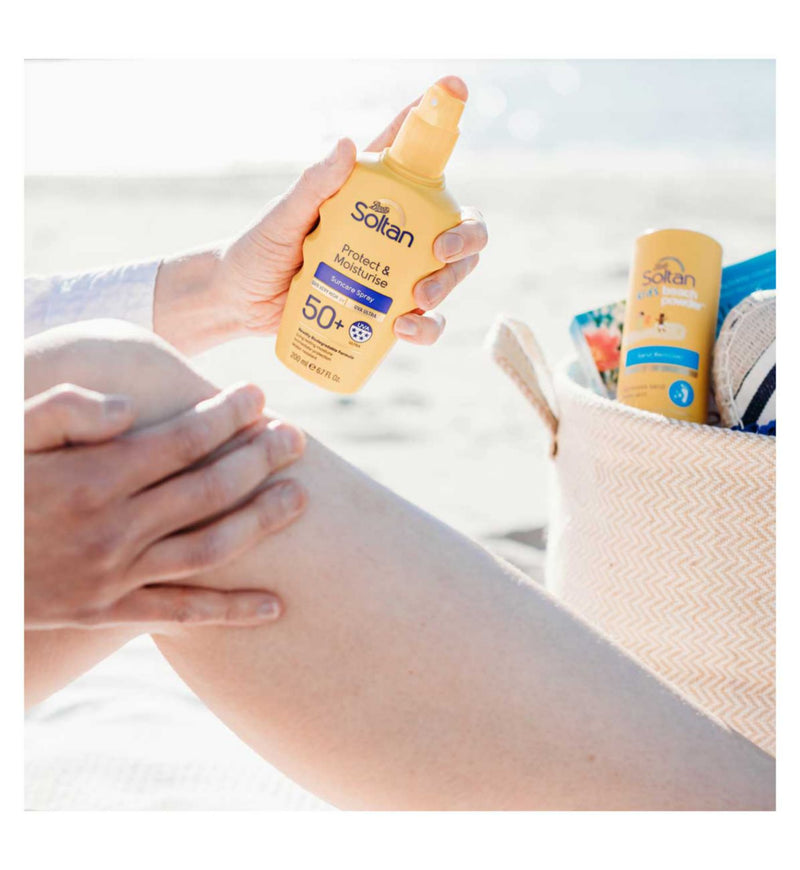 Soltan sun cream spray SPF50+ 200ml, imported from the UK