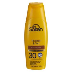 Soltan Sun Cream Protect & Tan 200ml (British brand)