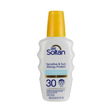 Soltan sensitive sun allergy protect spray 200ml (British brand)
