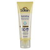 Boots Soltan Hydrating Sensitive Protect Facial Suncare Niacinamide SPF50 Cream 50ml- Buy online at McGrocer