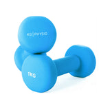 KG Physio blue dumbbells 1KG pair, UK version