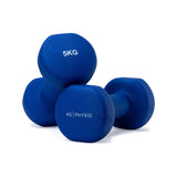 KG Physio 5kg Dumbbells Pair Navy Blue, UK version