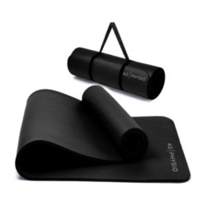 KG Physio Yoga Mat Black 8mm, UK version