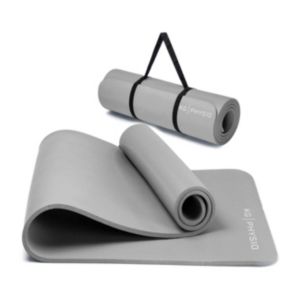 KG Physio grey yoga mat 8mm, UK version