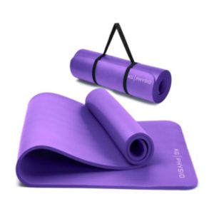 Tapis d'exercice KG Physio Yoga 8mm violet antidérapant